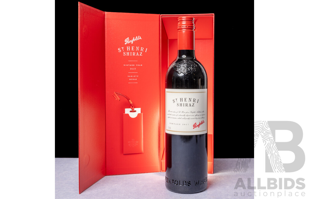 Penfolds St Henri Shiraz Vintage 2017 in Presentation Box