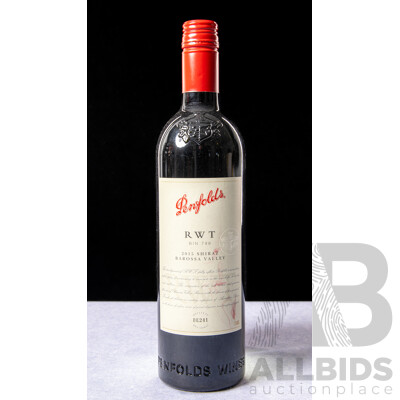 Penfolds RWT Bin 978 Shiraz Vintage 2015