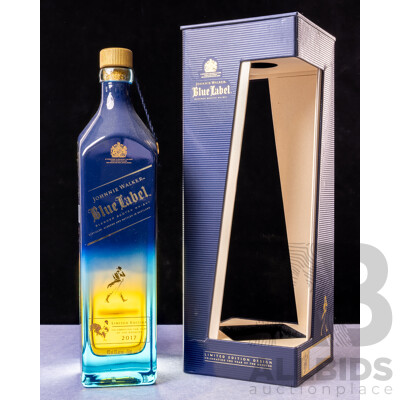 Johnnie Walker Blue Label Limited Edition Design Celebrating Year of the Rooster 2017