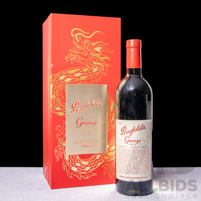 Penfolds Grange Bin 95 Limited Release Year of the Dragon 2019 in Presentation Box