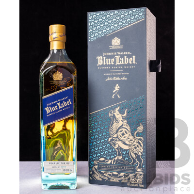 Johnnie Walker Blue Label Limited Edition Design Celebrating Year of the Ox