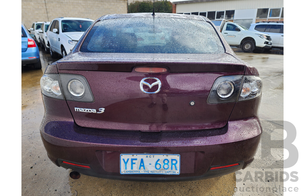 7/2007 Mazda Mazda3 SP23 BK MY06 UPGRADE 4d Sedan Purple 2.3L