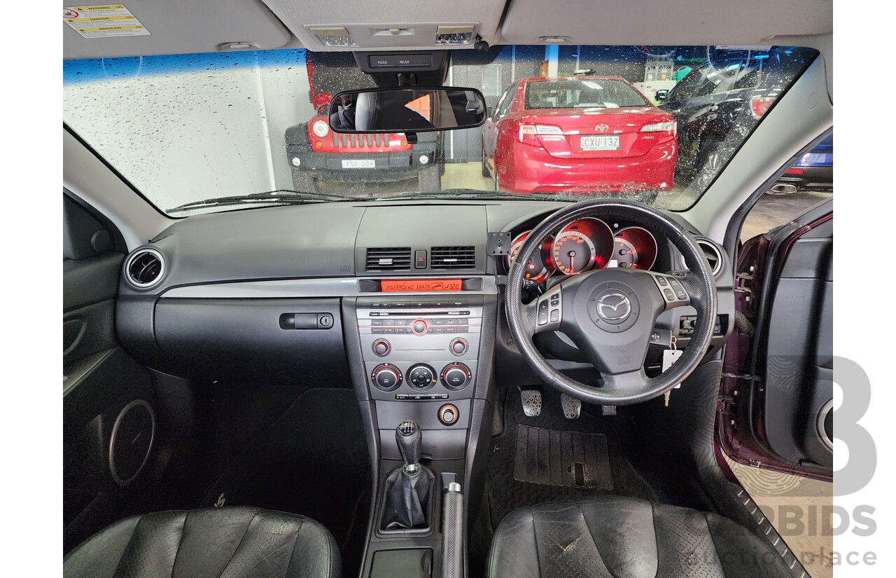 7/2007 Mazda Mazda3 SP23 BK MY06 UPGRADE 4d Sedan Purple 2.3L