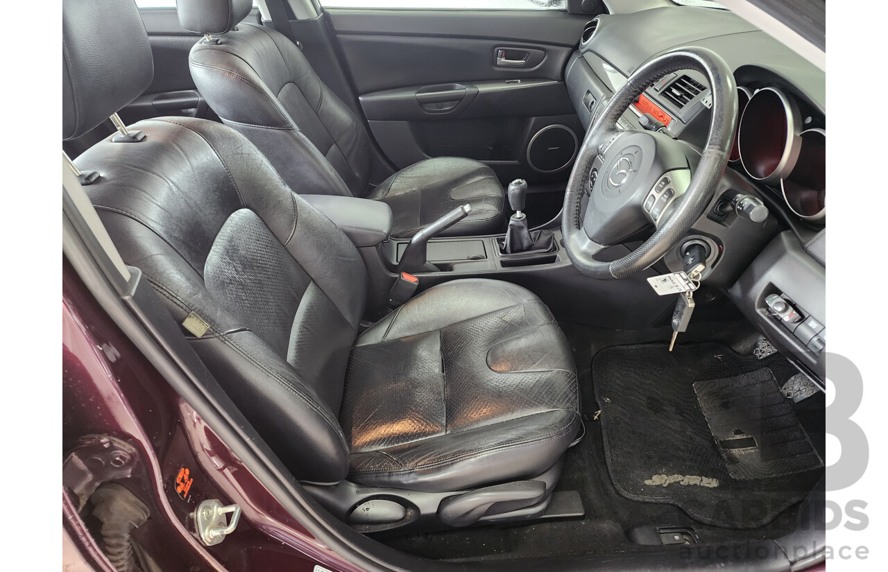7/2007 Mazda Mazda3 SP23 BK MY06 UPGRADE 4d Sedan Purple 2.3L