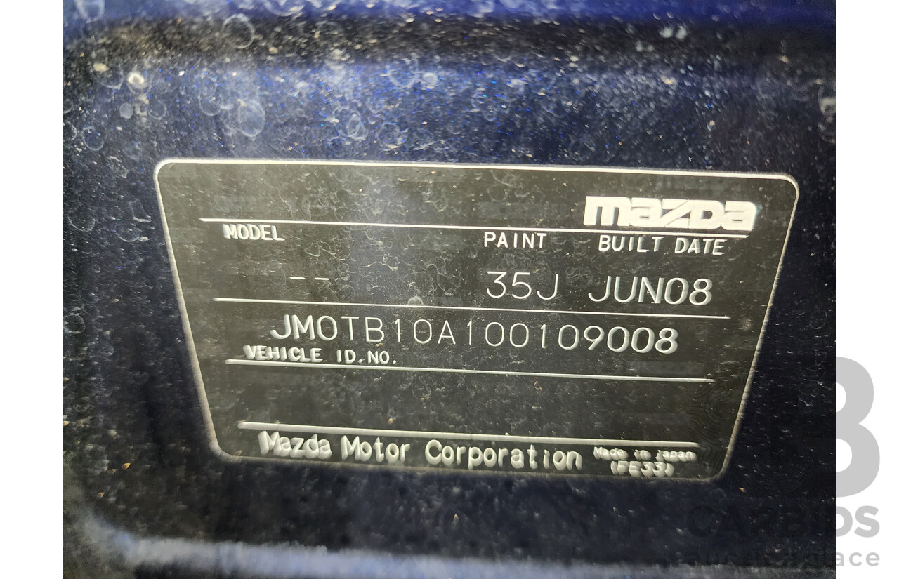 7/2008 Mazda Cx-9 Luxury  4d Wagon Blue 3.7L