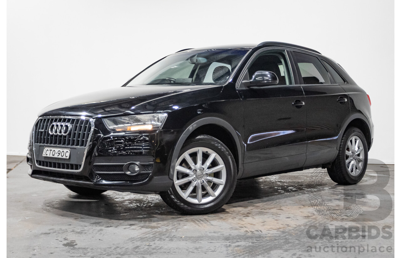 7/2014 Audi Q3 2.0 TDI Quattro (AWD) 8U MY14 4d Wagon Brilliant Black Turbo Diesel 2.0L