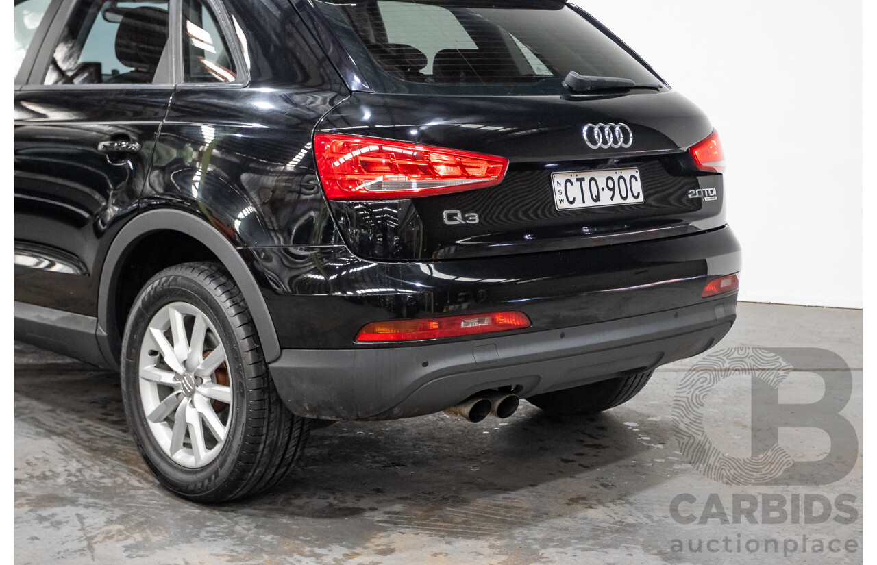 7/2014 Audi Q3 2.0 TDI Quattro (AWD) 8U MY14 4d Wagon Brilliant Black Turbo Diesel 2.0L