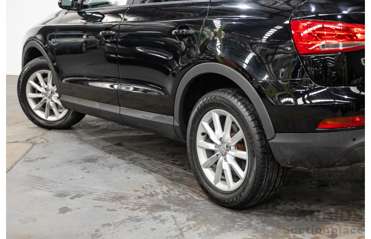 7/2014 Audi Q3 2.0 TDI Quattro (AWD) 8U MY14 4d Wagon Brilliant Black Turbo Diesel 2.0L
