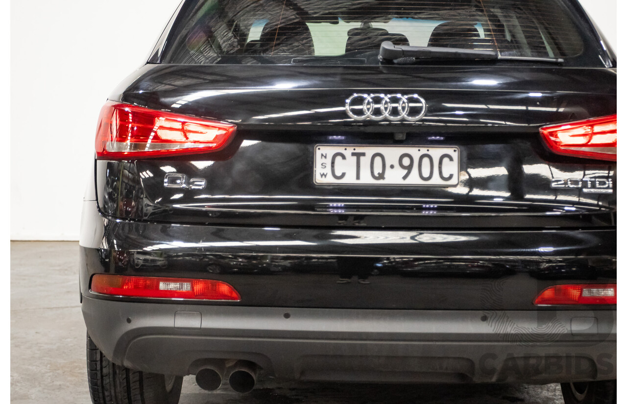 7/2014 Audi Q3 2.0 TDI Quattro (AWD) 8U MY14 4d Wagon Brilliant Black Turbo Diesel 2.0L