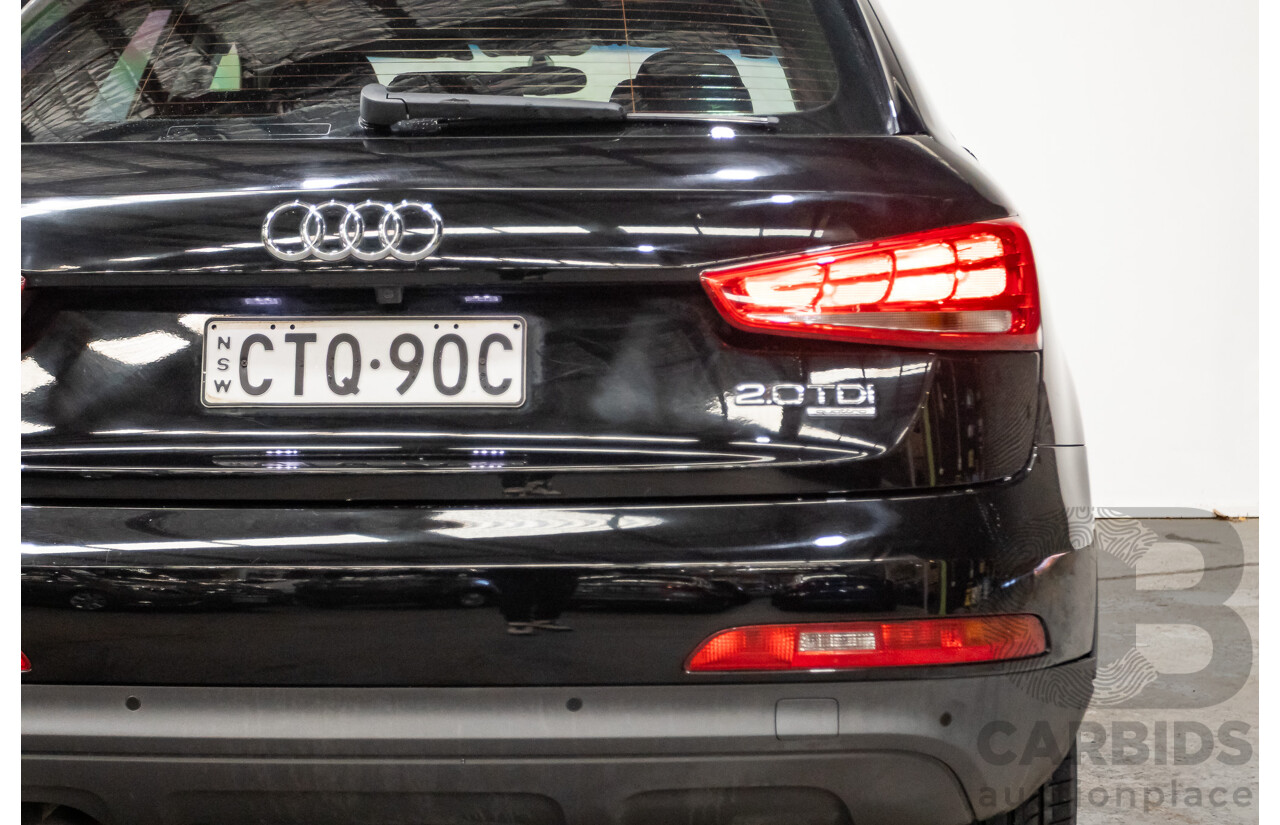 7/2014 Audi Q3 2.0 TDI Quattro (AWD) 8U MY14 4d Wagon Brilliant Black Turbo Diesel 2.0L