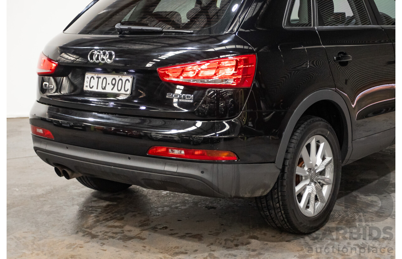 7/2014 Audi Q3 2.0 TDI Quattro (AWD) 8U MY14 4d Wagon Brilliant Black Turbo Diesel 2.0L