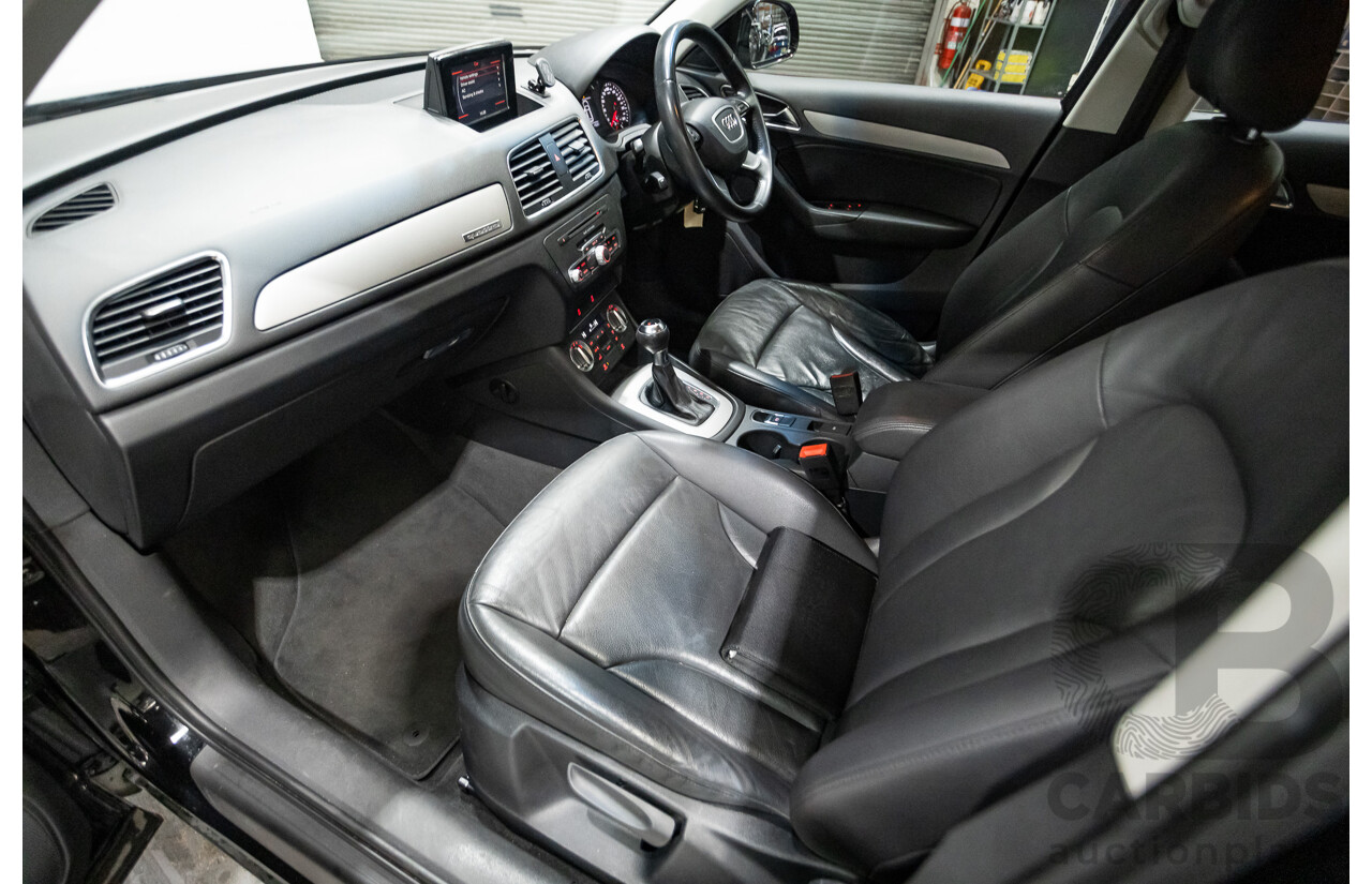 7/2014 Audi Q3 2.0 TDI Quattro (AWD) 8U MY14 4d Wagon Brilliant Black Turbo Diesel 2.0L