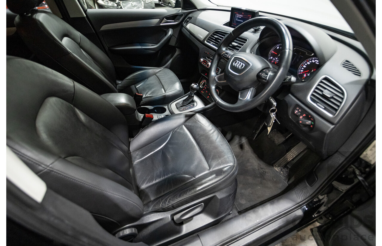 7/2014 Audi Q3 2.0 TDI Quattro (AWD) 8U MY14 4d Wagon Brilliant Black Turbo Diesel 2.0L