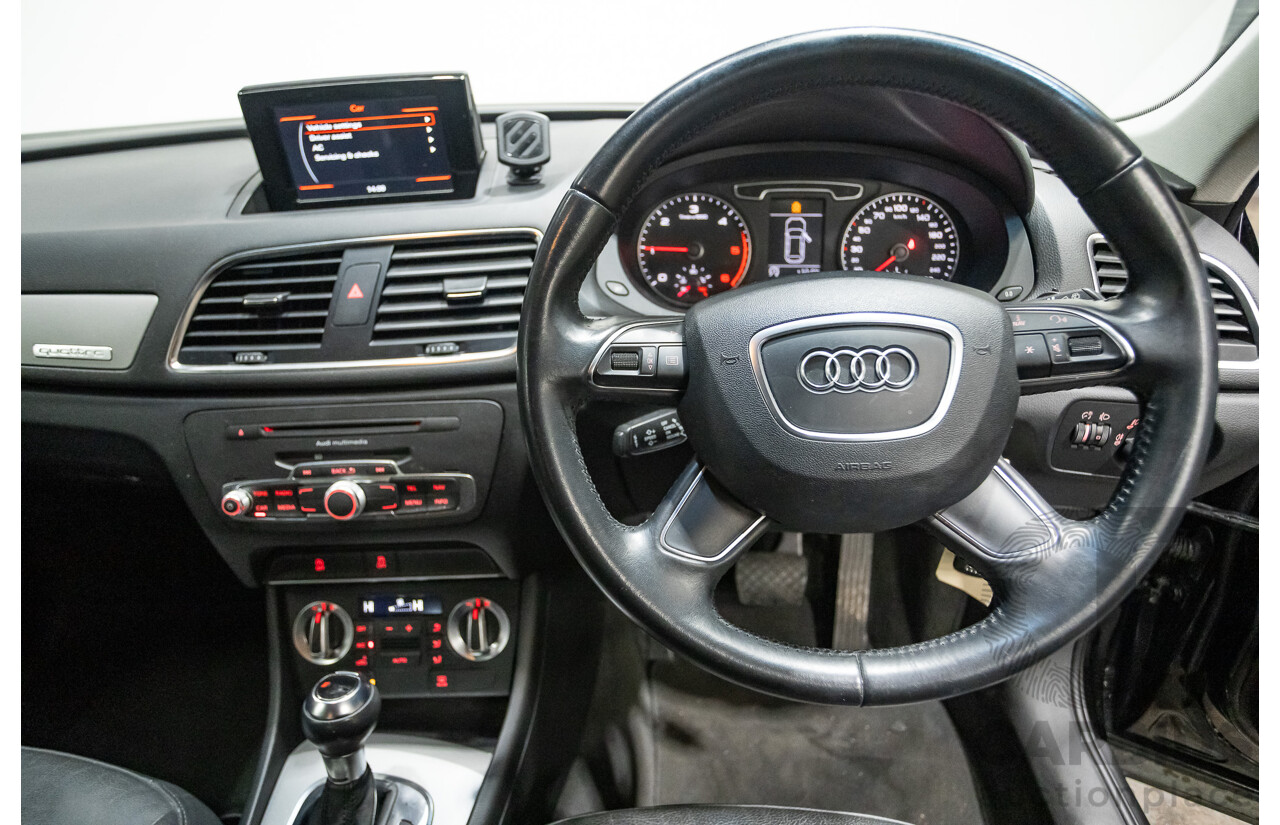 7/2014 Audi Q3 2.0 TDI Quattro (AWD) 8U MY14 4d Wagon Brilliant Black Turbo Diesel 2.0L