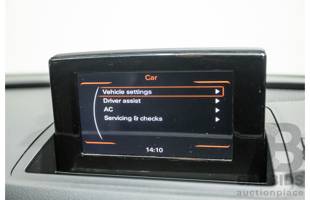 7/2014 Audi Q3 2.0 TDI Quattro (AWD) 8U MY14 4d Wagon Brilliant Black Turbo Diesel 2.0L