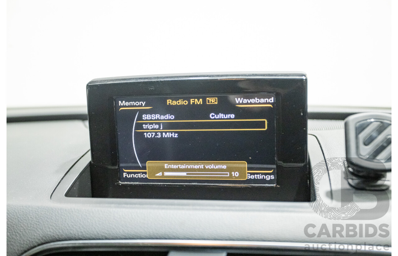 7/2014 Audi Q3 2.0 TDI Quattro (AWD) 8U MY14 4d Wagon Brilliant Black Turbo Diesel 2.0L