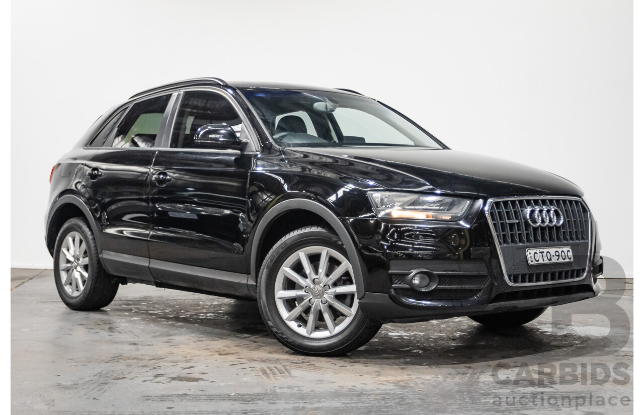 7/2014 Audi Q3 2.0 TDI Quattro (AWD) 8U MY14 4d Wagon Brilliant Black Turbo Diesel 2.0L