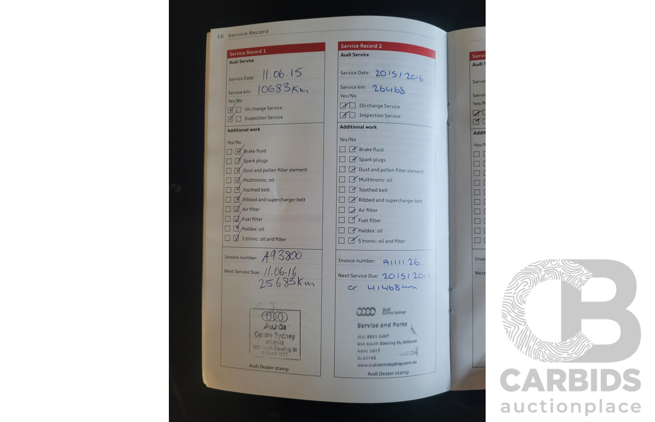 7/2014 Audi Q3 2.0 TDI Quattro (AWD) 8U MY14 4d Wagon Brilliant Black Turbo Diesel 2.0L