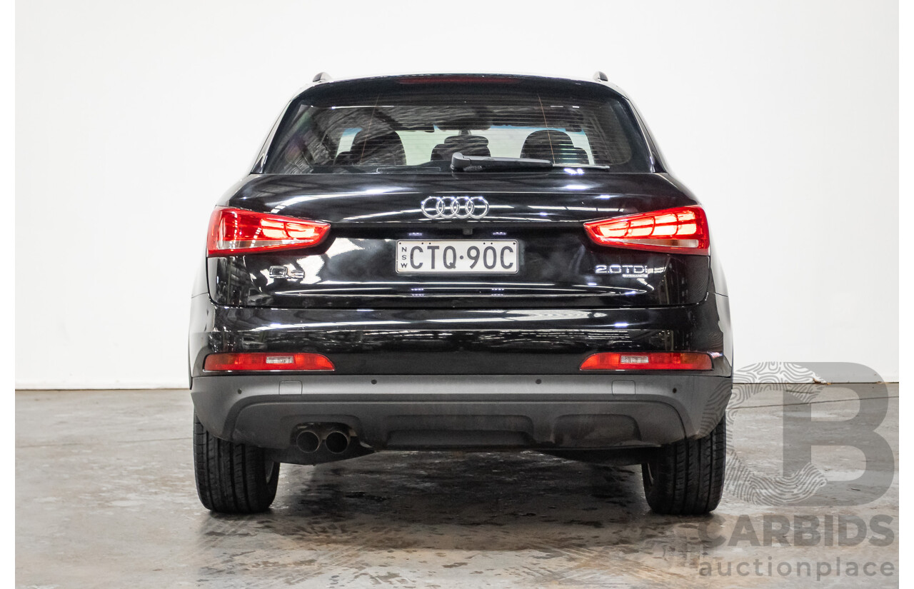 7/2014 Audi Q3 2.0 TDI Quattro (AWD) 8U MY14 4d Wagon Brilliant Black Turbo Diesel 2.0L