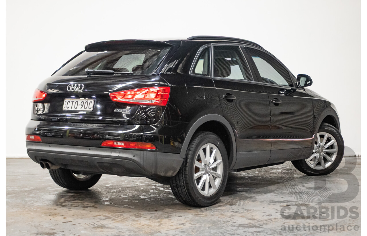 7/2014 Audi Q3 2.0 TDI Quattro (AWD) 8U MY14 4d Wagon Brilliant Black Turbo Diesel 2.0L