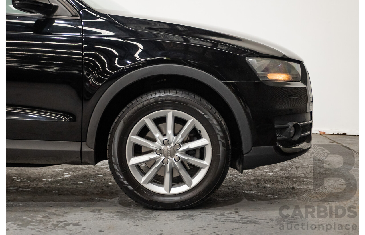 7/2014 Audi Q3 2.0 TDI Quattro (AWD) 8U MY14 4d Wagon Brilliant Black Turbo Diesel 2.0L