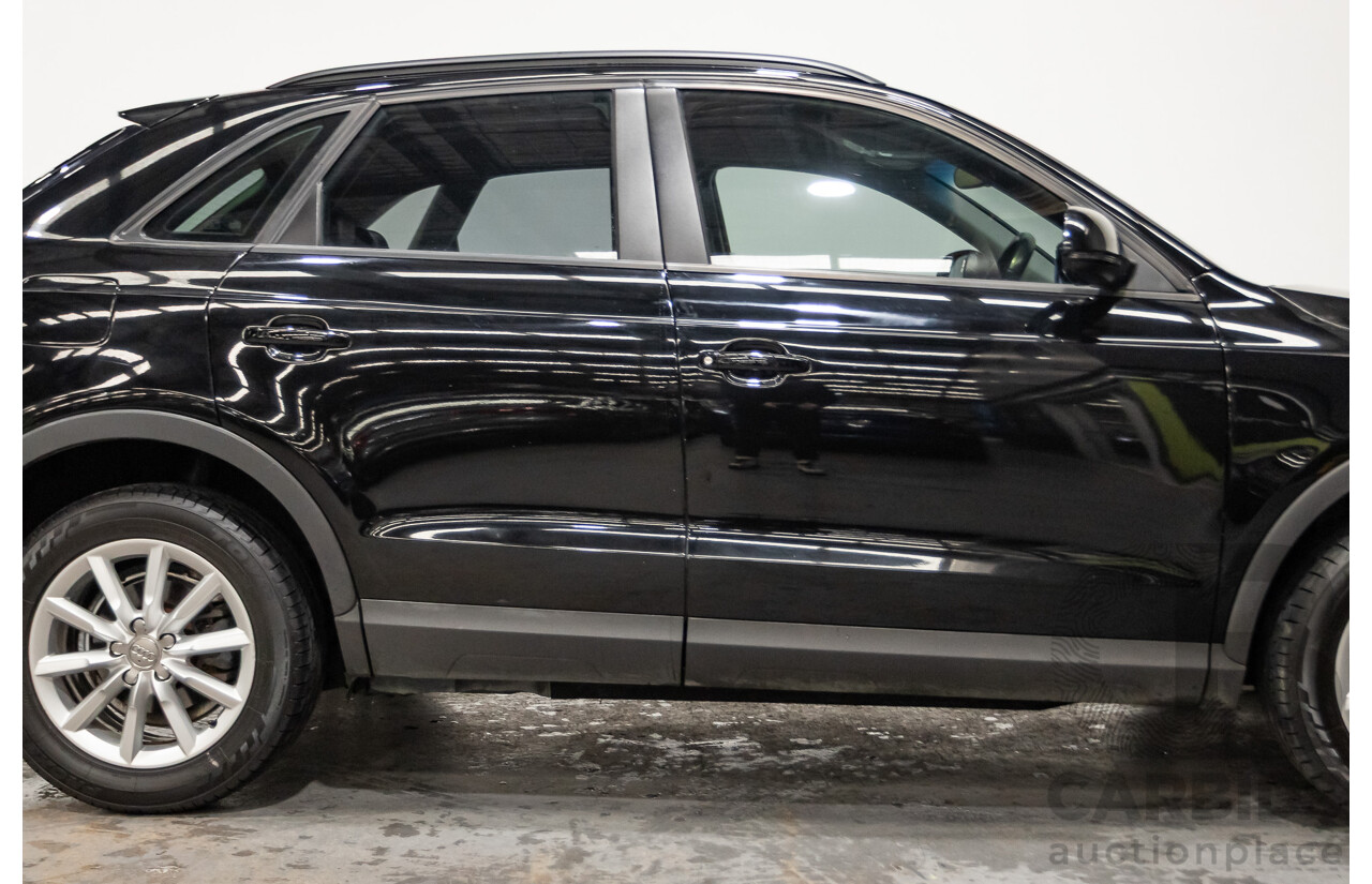 7/2014 Audi Q3 2.0 TDI Quattro (AWD) 8U MY14 4d Wagon Brilliant Black Turbo Diesel 2.0L
