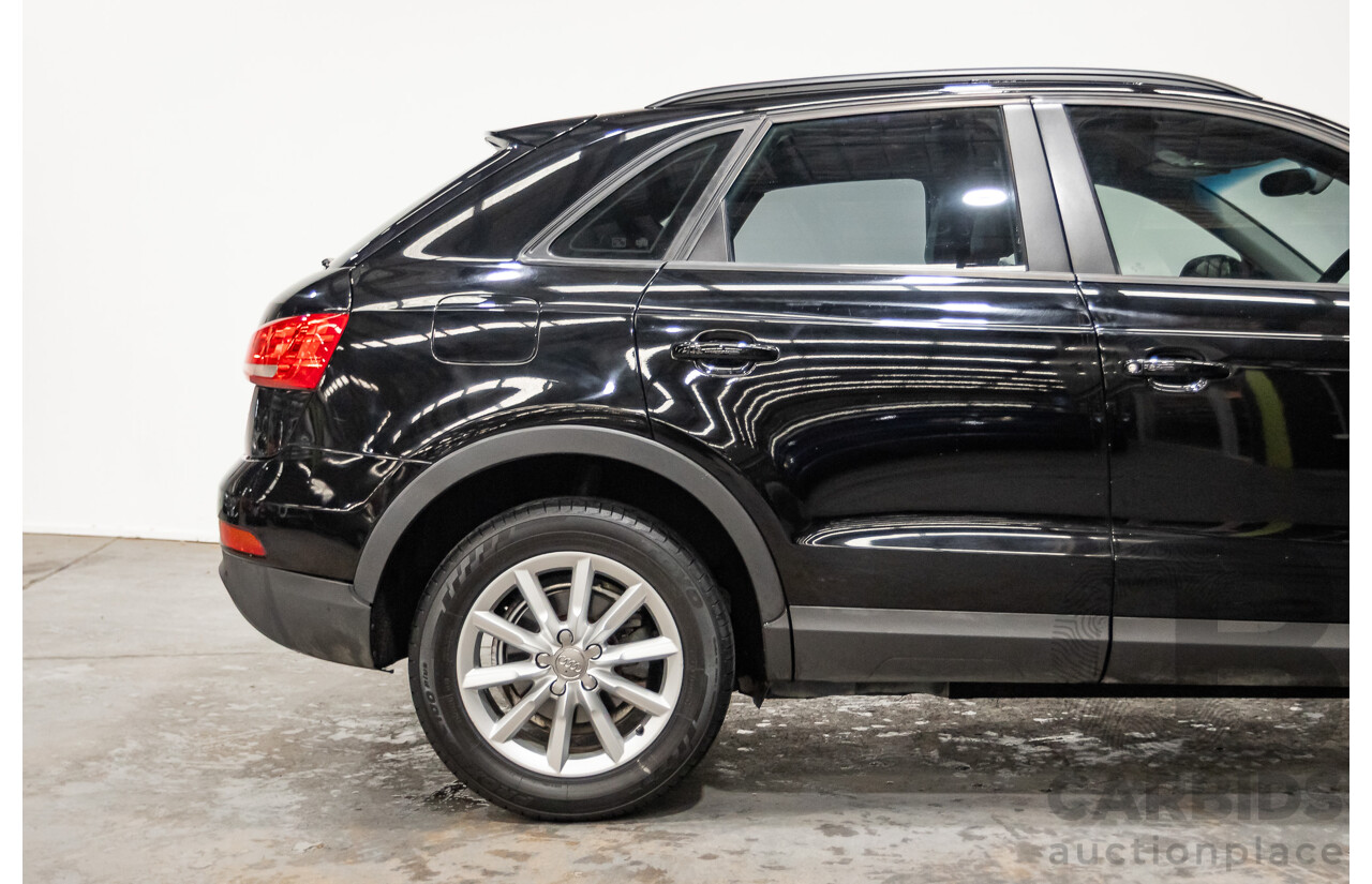 7/2014 Audi Q3 2.0 TDI Quattro (AWD) 8U MY14 4d Wagon Brilliant Black Turbo Diesel 2.0L