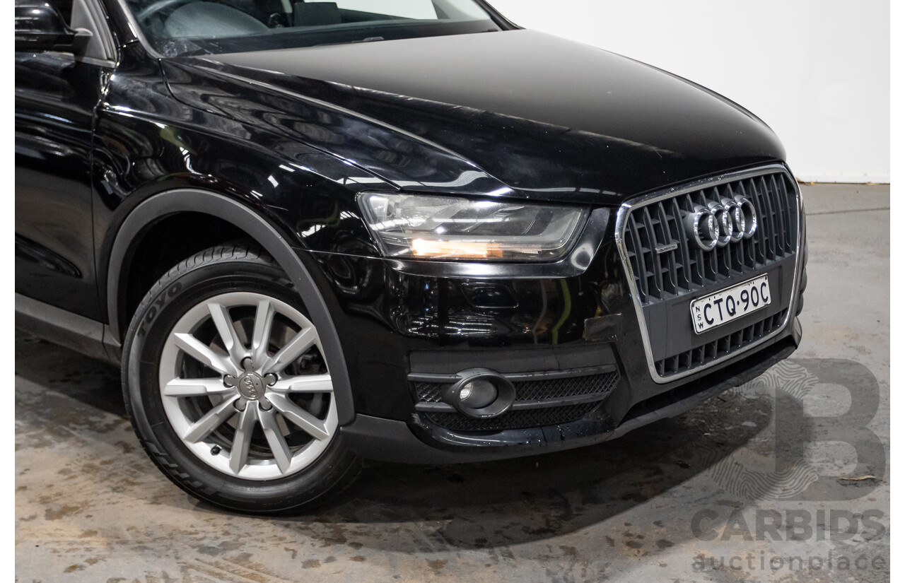 7/2014 Audi Q3 2.0 TDI Quattro (AWD) 8U MY14 4d Wagon Brilliant Black Turbo Diesel 2.0L