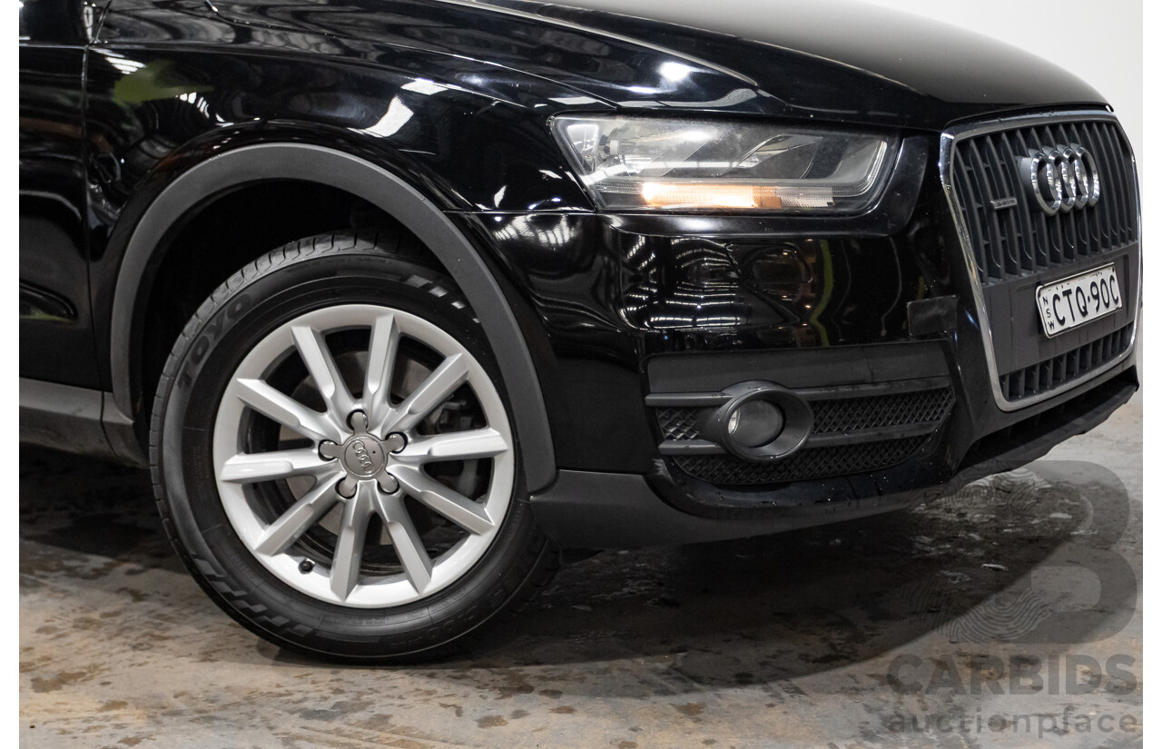 7/2014 Audi Q3 2.0 TDI Quattro (AWD) 8U MY14 4d Wagon Brilliant Black Turbo Diesel 2.0L