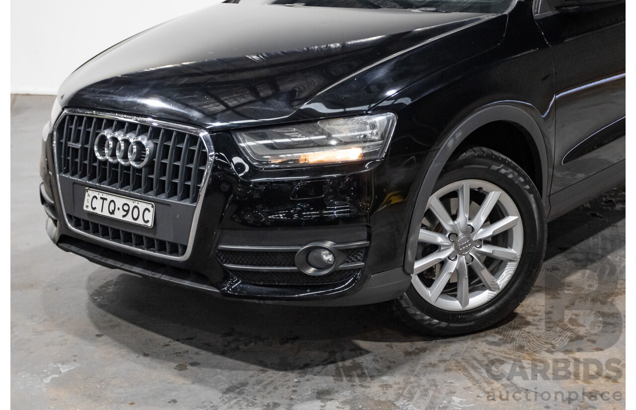 7/2014 Audi Q3 2.0 TDI Quattro (AWD) 8U MY14 4d Wagon Brilliant Black Turbo Diesel 2.0L