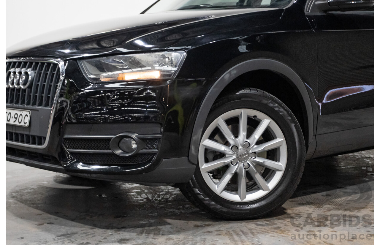 7/2014 Audi Q3 2.0 TDI Quattro (AWD) 8U MY14 4d Wagon Brilliant Black Turbo Diesel 2.0L