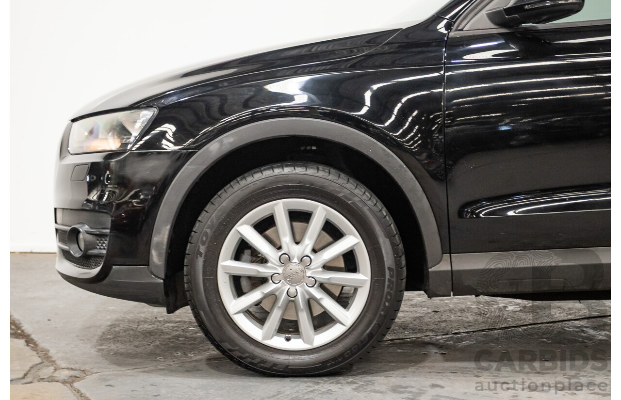 7/2014 Audi Q3 2.0 TDI Quattro (AWD) 8U MY14 4d Wagon Brilliant Black Turbo Diesel 2.0L