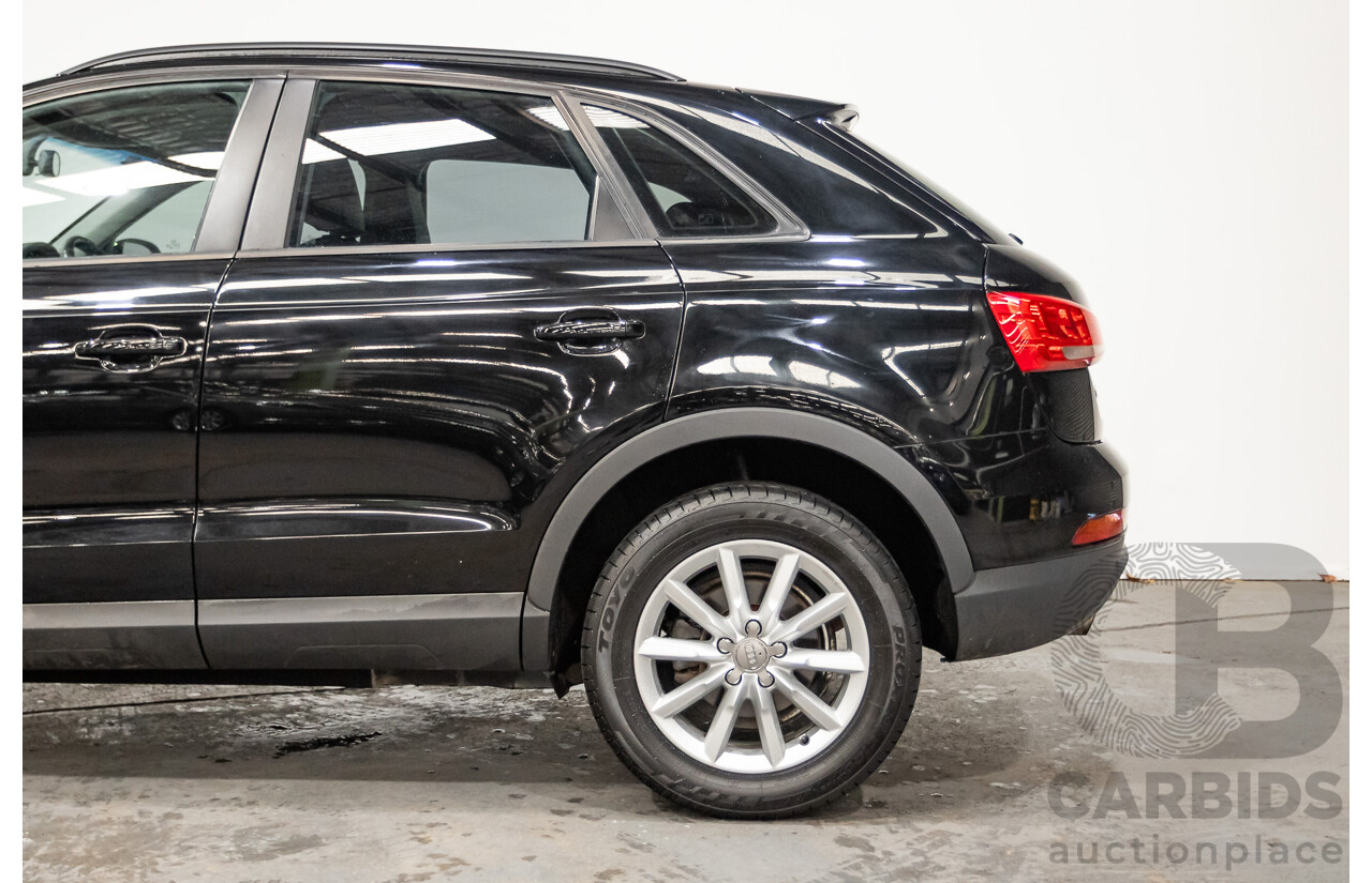 7/2014 Audi Q3 2.0 TDI Quattro (AWD) 8U MY14 4d Wagon Brilliant Black Turbo Diesel 2.0L