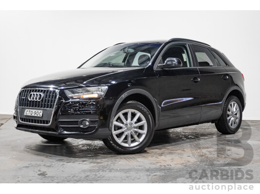 7/2014 Audi Q3 2.0 TDI Quattro (AWD) 8U MY14 4d Wagon Brilliant Black Turbo Diesel 2.0L