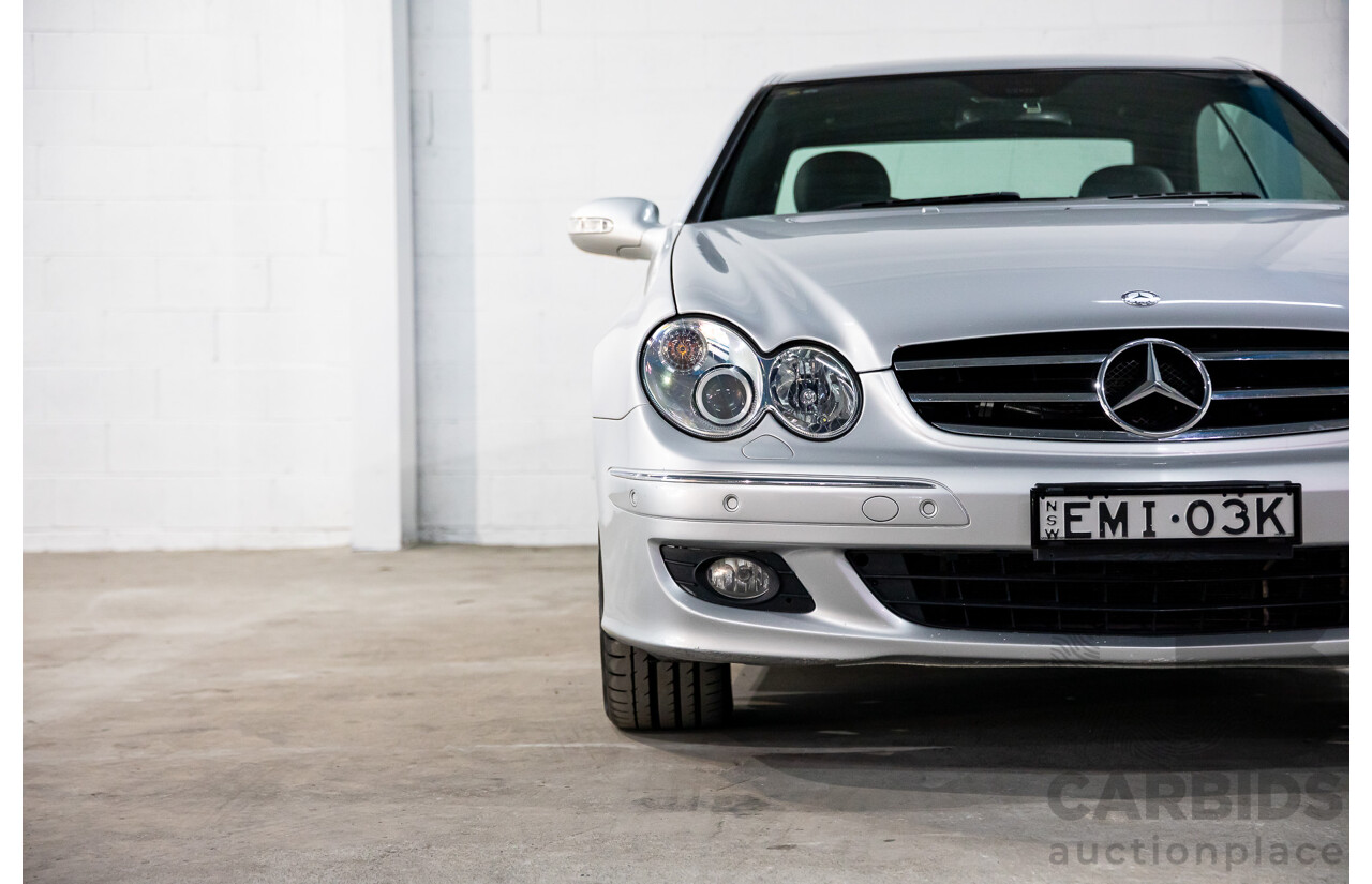 12/2005 Mercedes-Benz CLK350 Elegance C209 MY06 2d Coupe Iridium Silver Metallic V6 3.5L