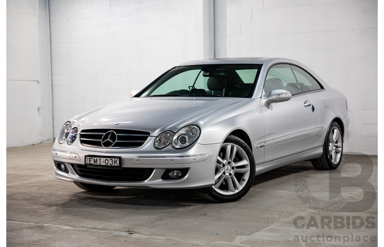12/2005 Mercedes-Benz CLK350 Elegance C209 MY06 2d Coupe Iridium Silver Metallic V6 3.5L