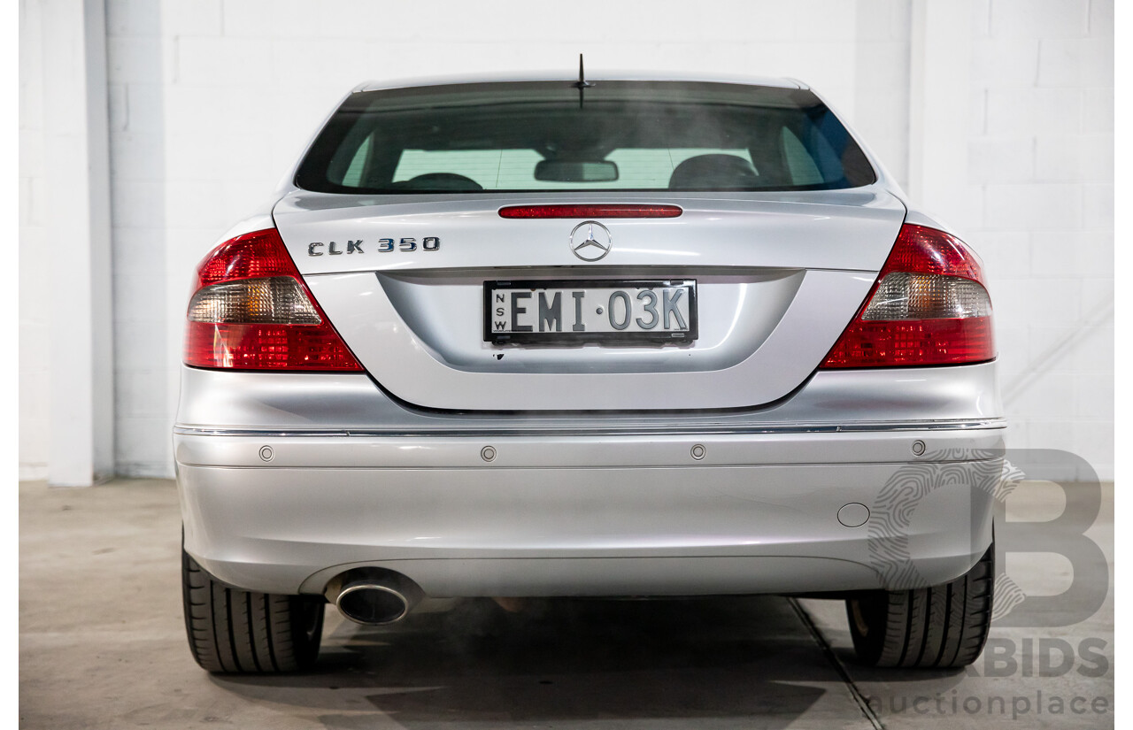 12/2005 Mercedes-Benz CLK350 Elegance C209 MY06 2d Coupe Iridium Silver Metallic V6 3.5L
