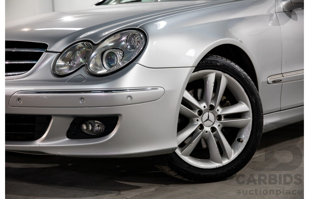 12/2005 Mercedes-Benz CLK350 Elegance C209 MY06 2d Coupe Iridium Silver Metallic V6 3.5L