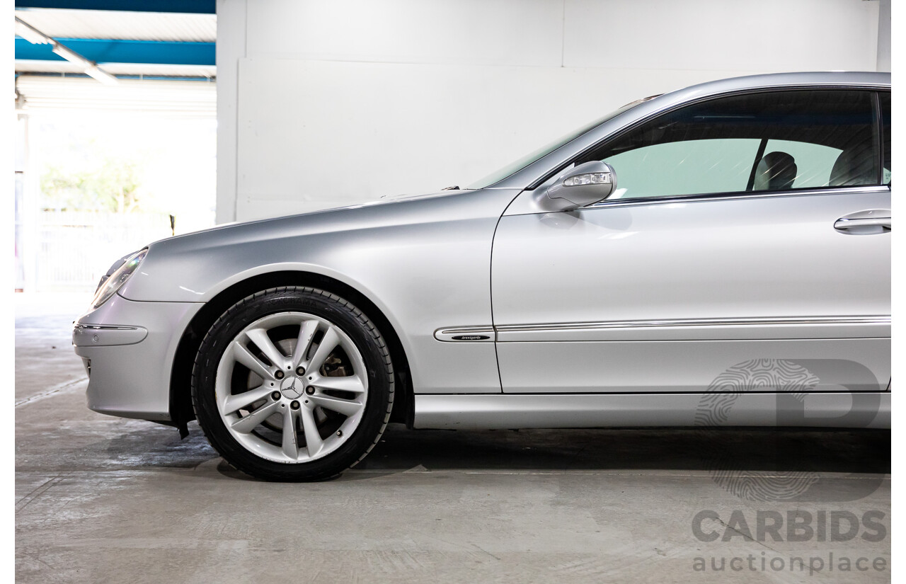12/2005 Mercedes-Benz CLK350 Elegance C209 MY06 2d Coupe Iridium Silver Metallic V6 3.5L