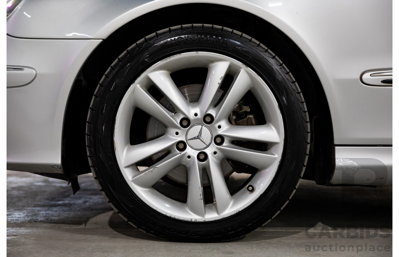 12/2005 Mercedes-Benz CLK350 Elegance C209 MY06 2d Coupe Iridium Silver Metallic V6 3.5L