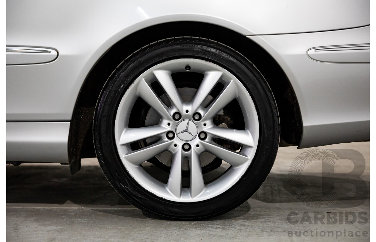 12/2005 Mercedes-Benz CLK350 Elegance C209 MY06 2d Coupe Iridium Silver Metallic V6 3.5L