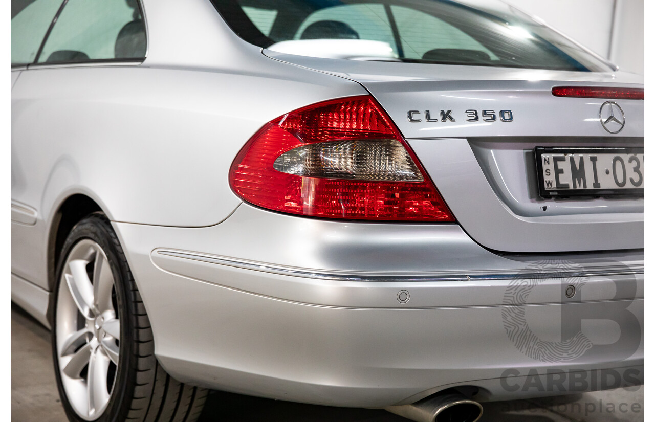 12/2005 Mercedes-Benz CLK350 Elegance C209 MY06 2d Coupe Iridium Silver Metallic V6 3.5L