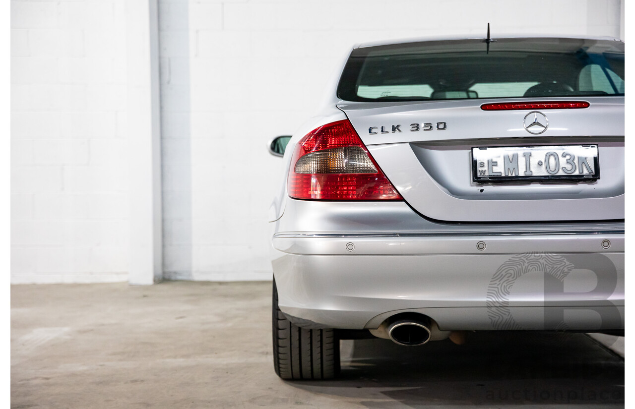 12/2005 Mercedes-Benz CLK350 Elegance C209 MY06 2d Coupe Iridium Silver Metallic V6 3.5L