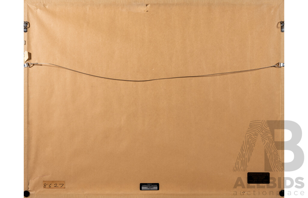 Bettina McMahon, (20th Century, Australian.1930-2024), 'Battle Scene,' (1969,) Aquatint Editioned 5/10, 53 x 70 cm (frame)