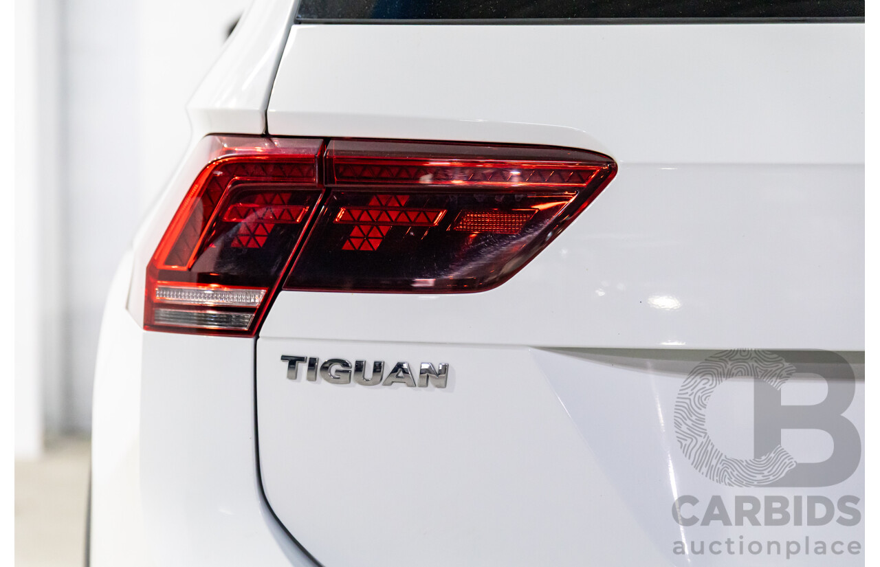 03/2019 Volkswagen Tiguan R-Line 162 TSI Highline (AWD) 5NA MY19.5 4d Wagon Pure White Turbo 2.0L