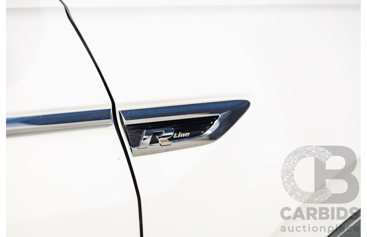 03/2019 Volkswagen Tiguan R-Line 162 TSI Highline (AWD) 5NA MY19.5 4d Wagon Pure White Turbo 2.0L