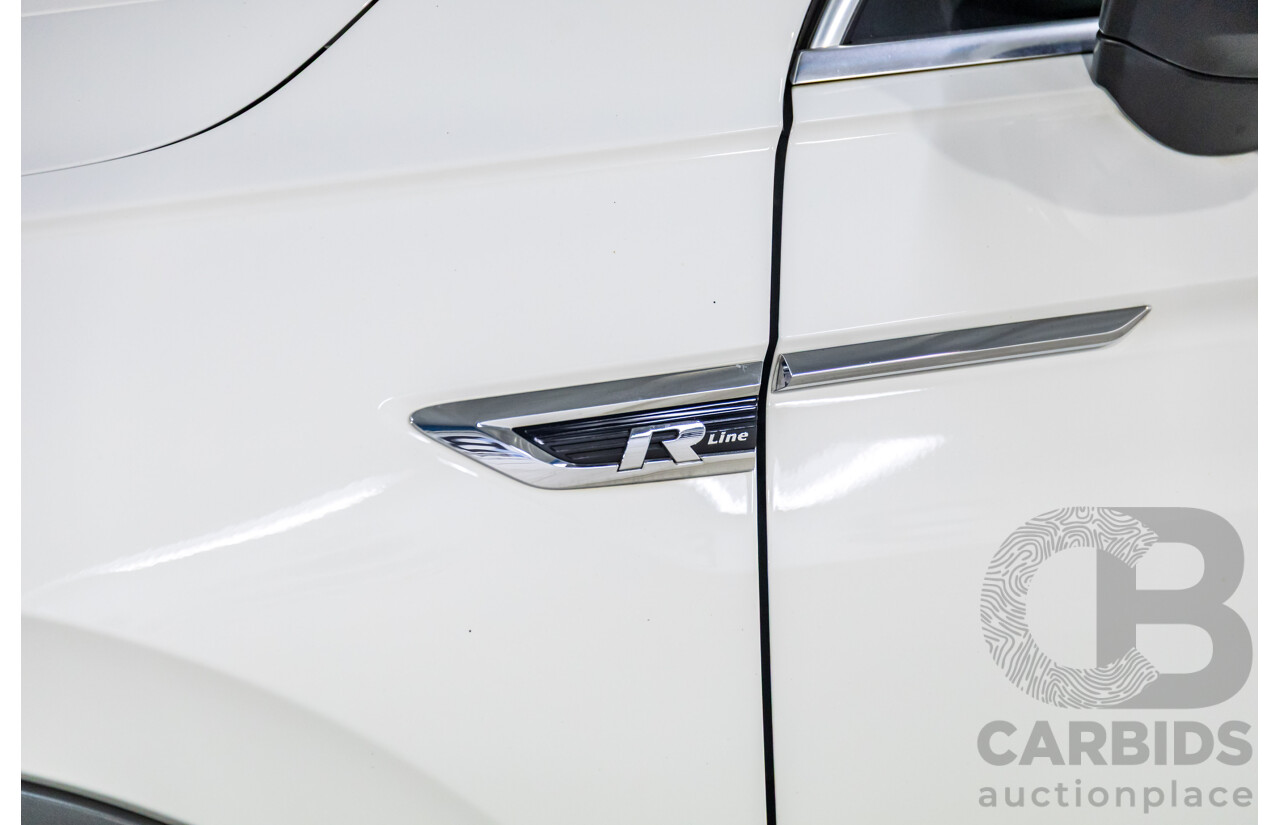 03/2019 Volkswagen Tiguan R-Line 162 TSI Highline (AWD) 5NA MY19.5 4d Wagon Pure White Turbo 2.0L
