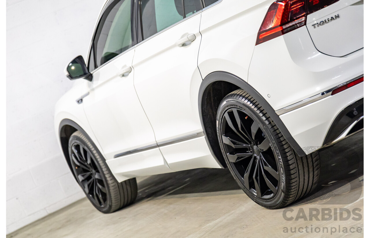 03/2019 Volkswagen Tiguan R-Line 162 TSI Highline (AWD) 5NA MY19.5 4d Wagon Pure White Turbo 2.0L