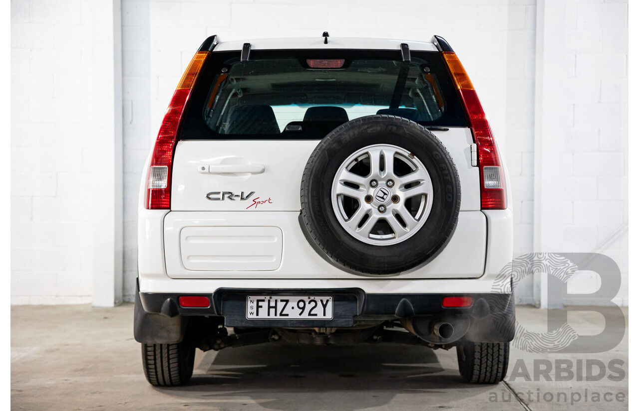 3/2002 Honda CRV (4x4) Sport MY02 4d Wagon Taffeta White 2.4L