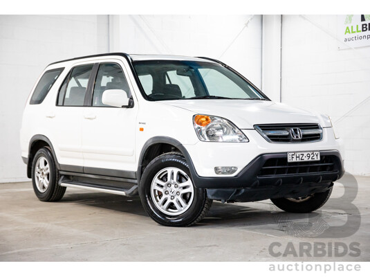 3/2002 Honda CRV (4x4) Sport MY02 4d Wagon Taffeta White 2.4L
